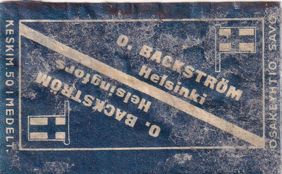 Helsinki, O. Backström , Osakeyhtiö Savo b549