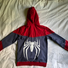 MARVEL punainen/harmaa Spider-Man vetoketjuhuppari, koko S - pikkukuva 3