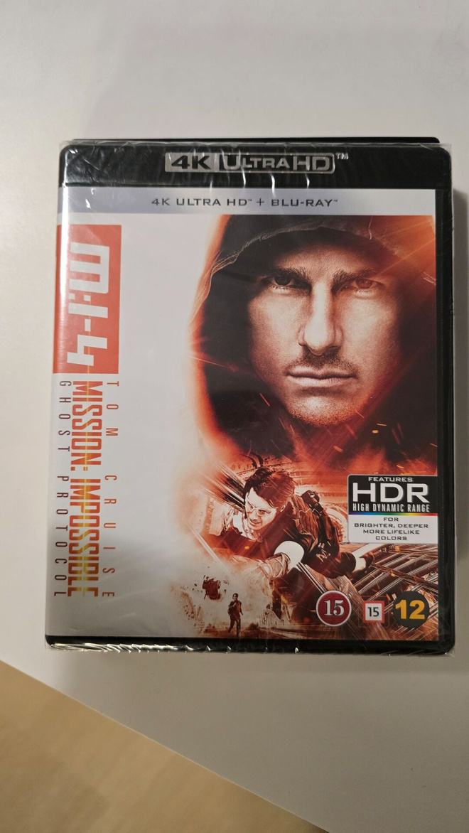 Mission: impossible : ghost protocol .4k uhd & blu-ray