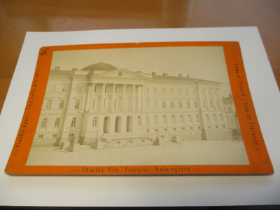 Helsinki valtioneuvosto kabinettikuva 16x11cm n 1894