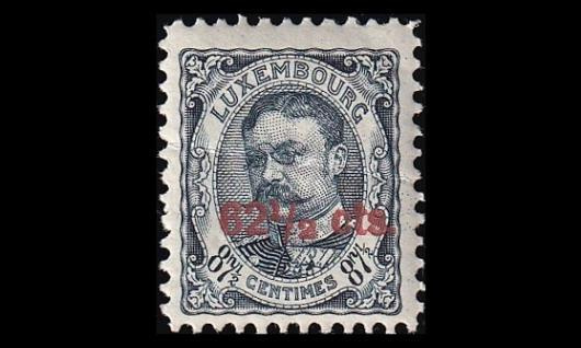 Luxemburg 89 * Wilhelm IV 62½/87½ C (1912)
