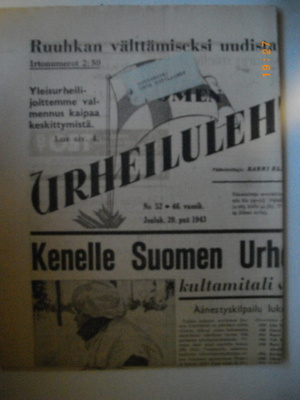 Suomen Urheilulehti Nro 52/1943 (25.2)