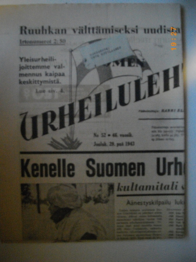 Suomen Urheilulehti Nro 52/1943 (25.2)