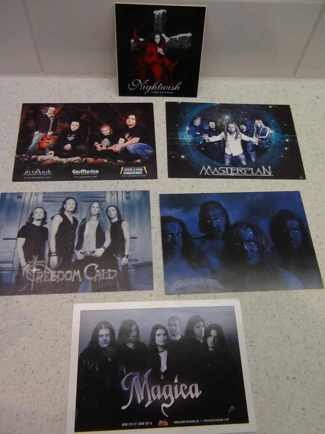 GAMMARAY ,MASTEPPLAN, ALTARIA, FREEDOM CALL, NIGHTWISH ...