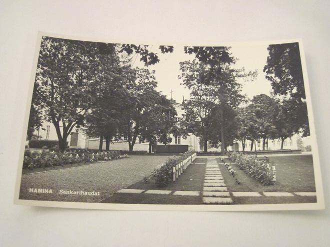 VANHA Postikortti Hamina 1950-l Alkup.Mallikappale