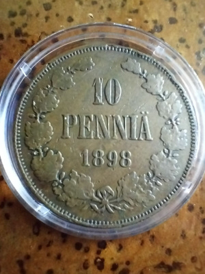 Harvinainen 1898 10 penniä