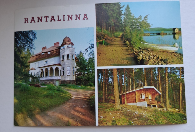 Ruokolahti, Rantalinna, kortissa 3 kuvaa, kulkenut 1987