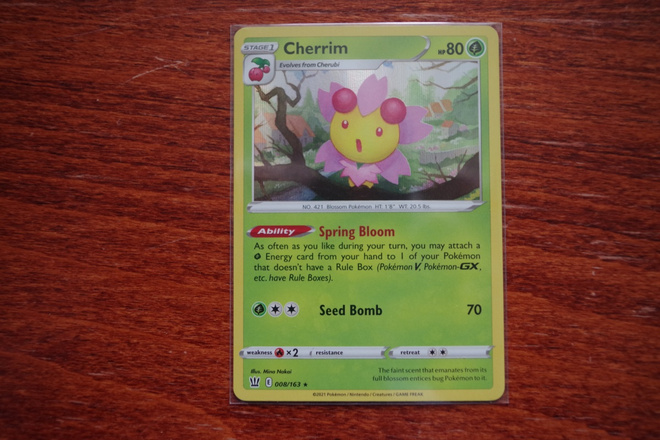 Cherrim 8/163, Battle Styles (2021), HOLO rare