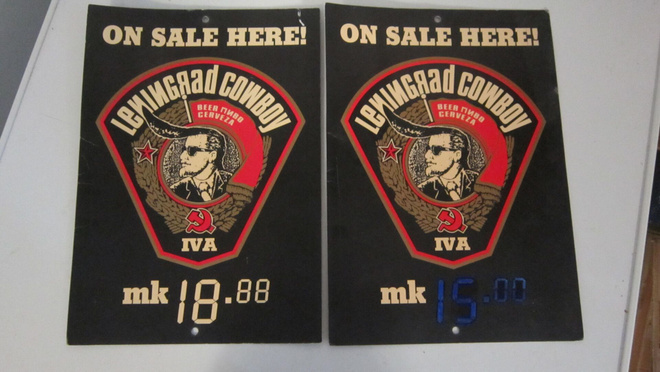 Leningrad Cowboys Beer kyltti 2 kpl+ Koff 2kpl