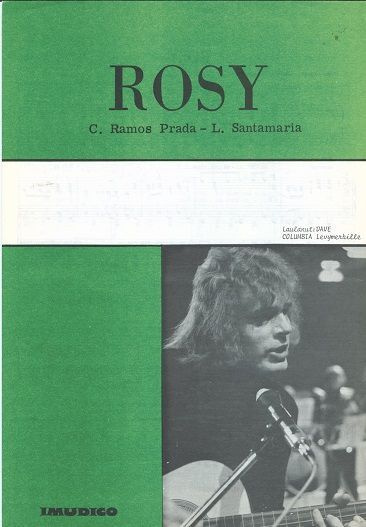Dave = Seppo Kohvakka Rosy Nuottivihko 4 Sivua 1972