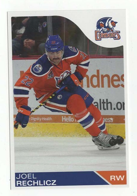 Joel Rechlicz Bakersfield Condors 16-17 Team Issue Postcard