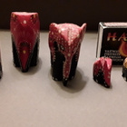 5 x KÄSINMAALATTUJA MINIATYYRI NORSUJA / ELEFANTTEJA .INTIA - pikkukuva 3