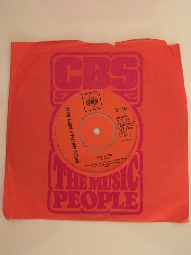 (7") Carlos Santana & Buddy Miles – Evil Ways
