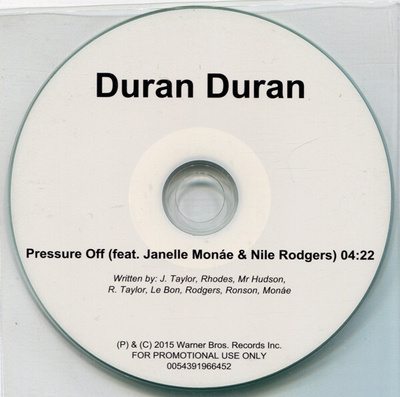 Duran Duran Janelle Monáe Nile Rodgers Pressure Off Promo CD