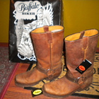 Ruskeat  Buffalo Biker / Western  bootsit koko 43 - pikkukuva 1