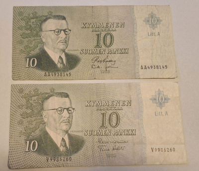 10mk setelit 1963. Litt.A