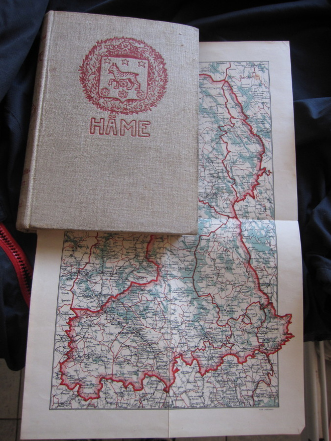 HAÄME : F.O.RAPOLA ( SID.KIRJA V 1908 + EX LIBRIS / KARTTA )