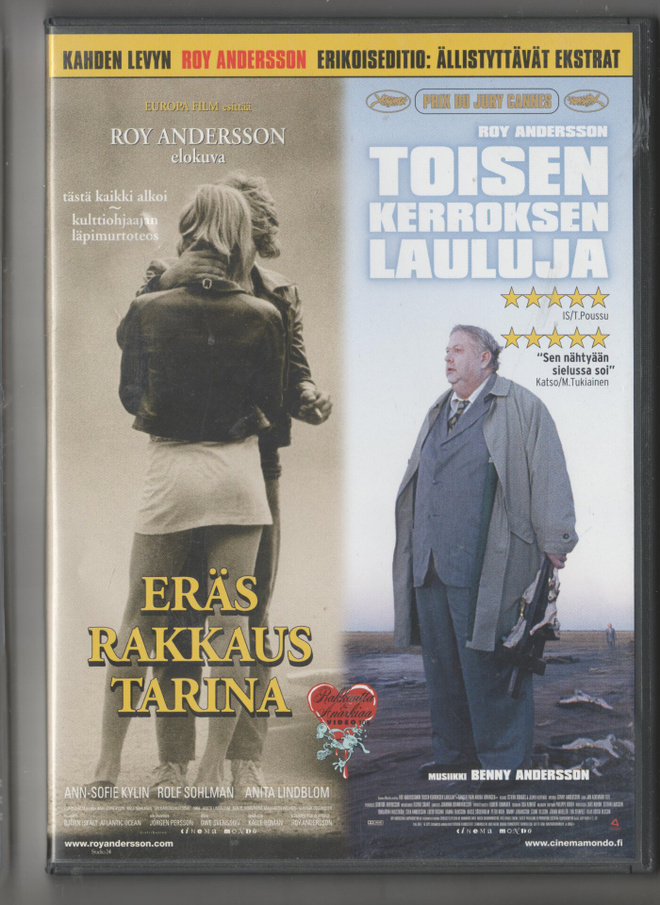 ERÄS RAKKAUSTARINA /TOISEN KERROKSEN LAULUJA [2DVD]