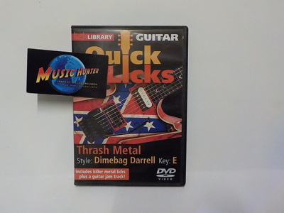 QUICK LICKS THRASH METAL, STYLE: DIMEBAG DARRELL UUSI DVD