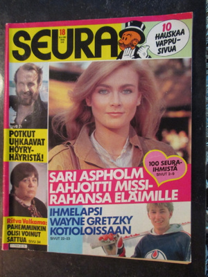 SEURA LEHTI 18 / 1982 SISÄLLYSLUETTELO KUVA 2 ja 3