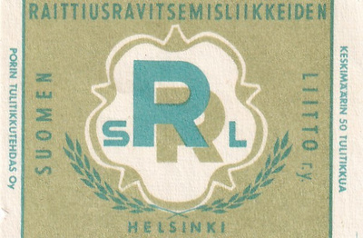Helsinki, SRL Suomen Raittiusravitsemusliikkeiden  Li   8/15