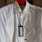 Esprit L/XL-koko kauluspaita valkoinen lyhythihainen. - pikkukuva 2