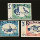 Itävalta Notgeld 10, 20, 50 Heller, Reichental 1920 - pikkukuva 1