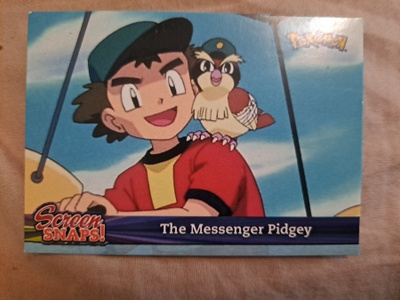 Screen Snaps! 07 Pokémon Blue Topps non holo card
