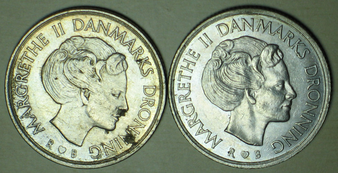 Tanska 1 Krone 1984 ja 1985