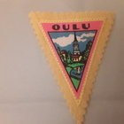 Kangasmerkki / hihamerkki. Oulu. Vintage - pikkukuva 1