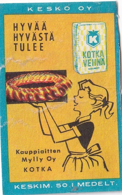 Kotka Vehnä, Kauppiaitten Mylly Oy, Kotka  b689
