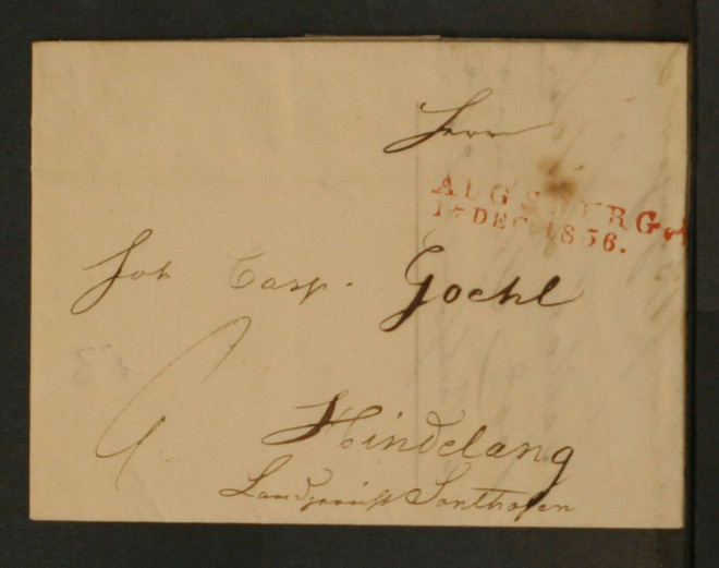 # 23062 # Saksa - Varhaiskirje 1836