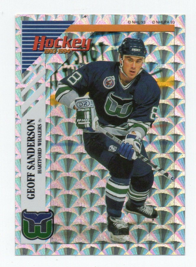 Hockey 1993-1994  L  GEOFF SANDERSON "Väkkkyvä pinta"