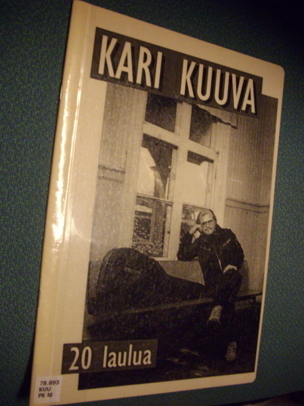 KARI KUUVA Nuottikirja (20 laulua) Sis.postikulut