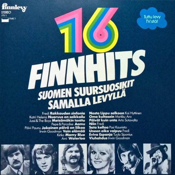 FINNHITS 1 (LP), 1974, mm. Pepe, Irwin, Päivi Paunu