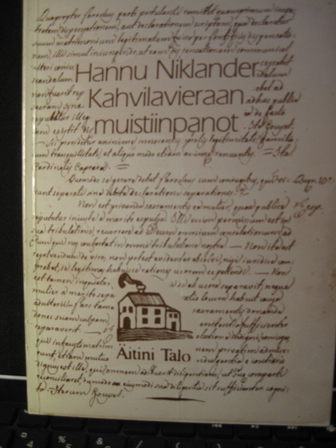 Hannu Niklander: Kahvilavieraan muistiinpanot