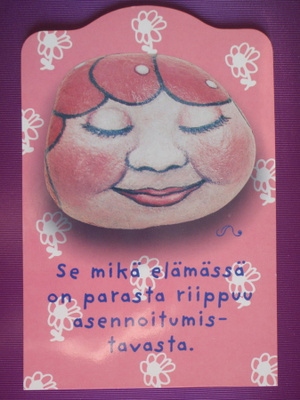 Terhi Kastehelmi meikattu kivi