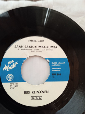 SINGLE- LEVY: IRIS KEINÄNEN BLUE MASTER BLU 802