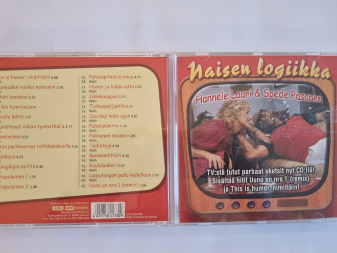 HANNELE LAURI & SPEDE PASANEN: NAISEN LOGIIKKA CD