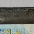 VANHA Puukon Terä Erikoinen Kaareva - pikkukuva 1