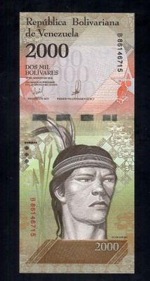 Venezuela 2000 Bolivar V.2016