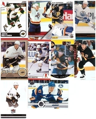 10 x SUOMI NHL mm. MIETTINEN, HAGMAN, KOMAROV.....