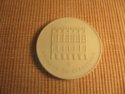 Rathaus Zu Stralsund Saksa mitali.