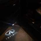 Infiniti logolliset ovivalot — heijasta logo maahan (2kpl) - pikkukuva 1