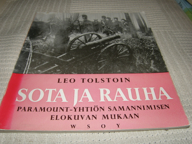 Leo Tolstoin Sota ja rauha Paramount - yhtiön samannimisen