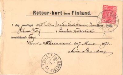 PALUUKUITTI LEMPOIS/FINLAND-KOUVOLA /FINLAND