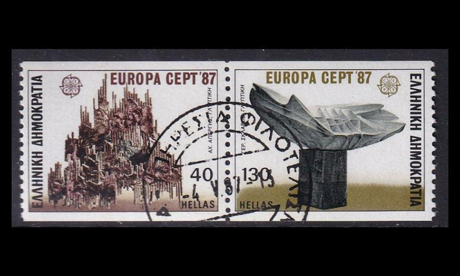 Kreikka 1651-2Cp o Europa moderni arkkitehtuuri (1987)