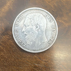 Belgia 5 Francs / Frankkia 1870 (Kuningas Leopold II) - Iso - pikkukuva 1