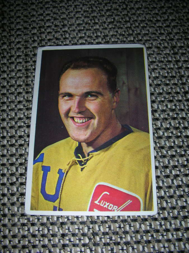 Hellas jääkiekkokortti 1965 Lukko Seppo Vainio