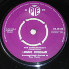 7" LONNIE DONEGAN - The Comancheros - single 1962 rockabilly - pikkukuva 1